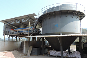 藍(lán)壹機(jī)制砂污水處理設(shè)備入住永泰源石建材