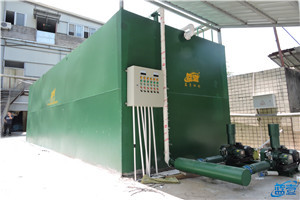 福建藍(lán)壹環(huán)保一體化污水處理設(shè)備入駐康旺食品有限公司，生產(chǎn)